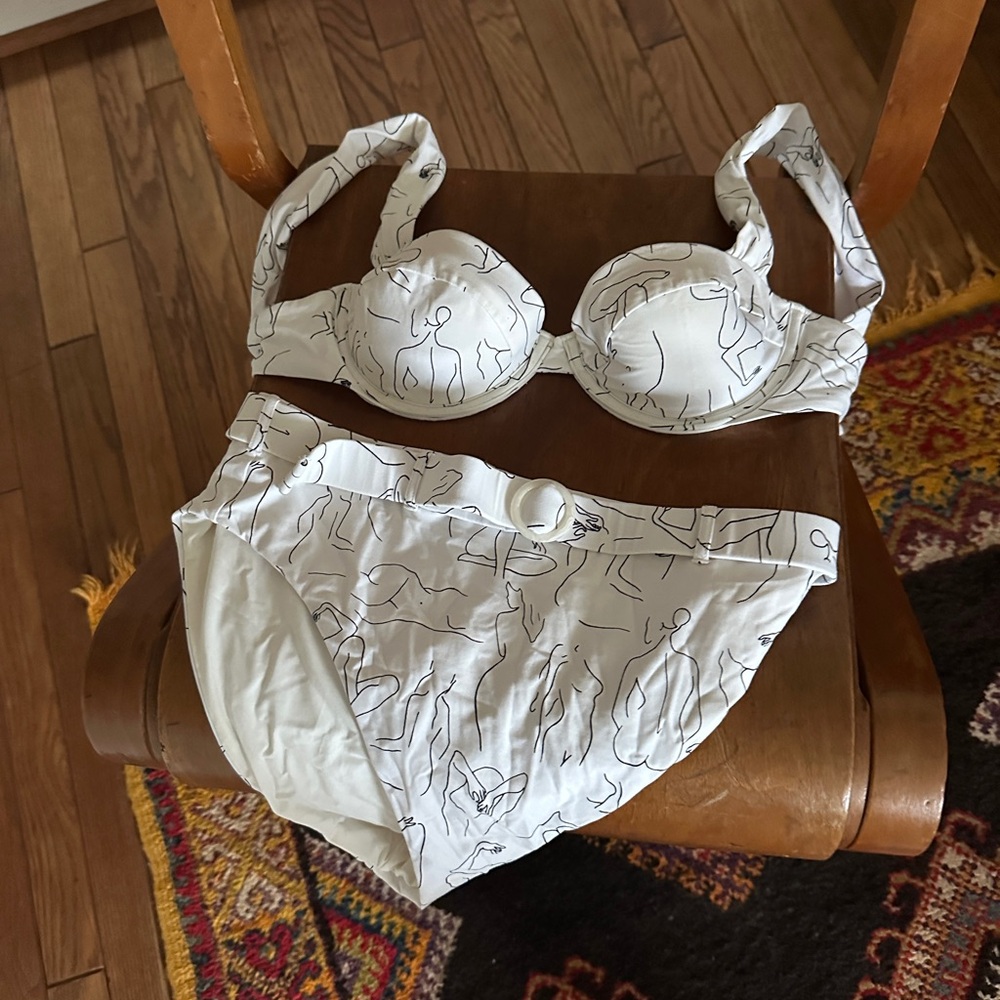 Weworewhat abstract female figures bikini